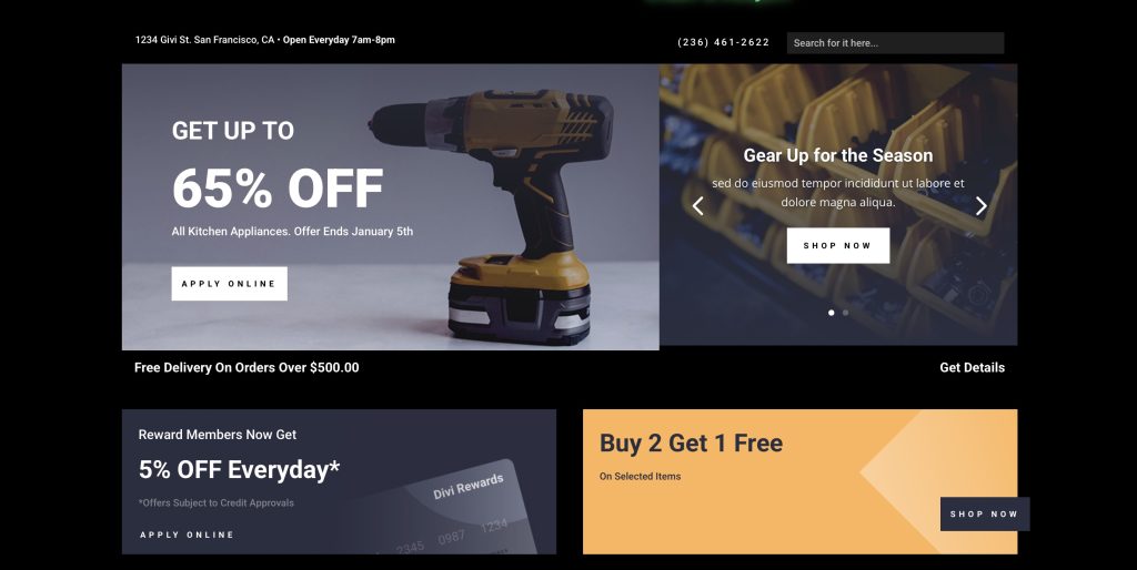 Givi Hardware Seasonal Campaign